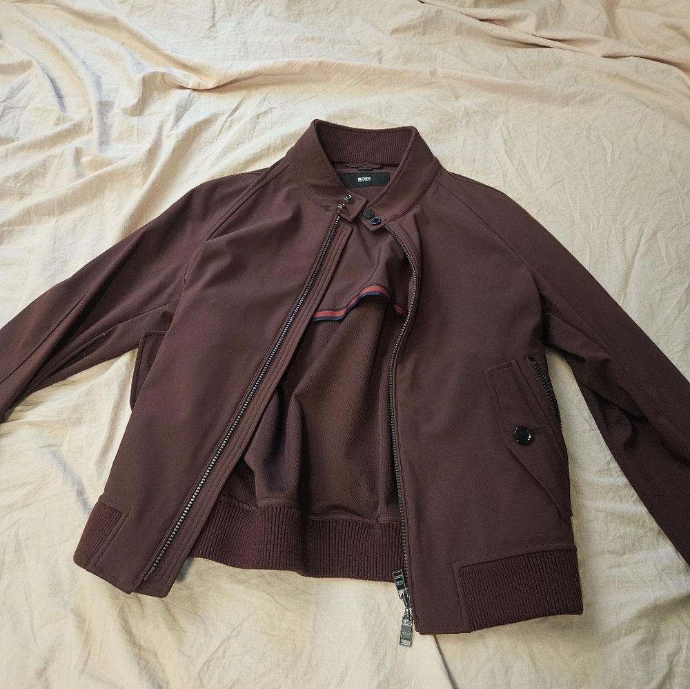Red Hugo Boss men's jacket size medium